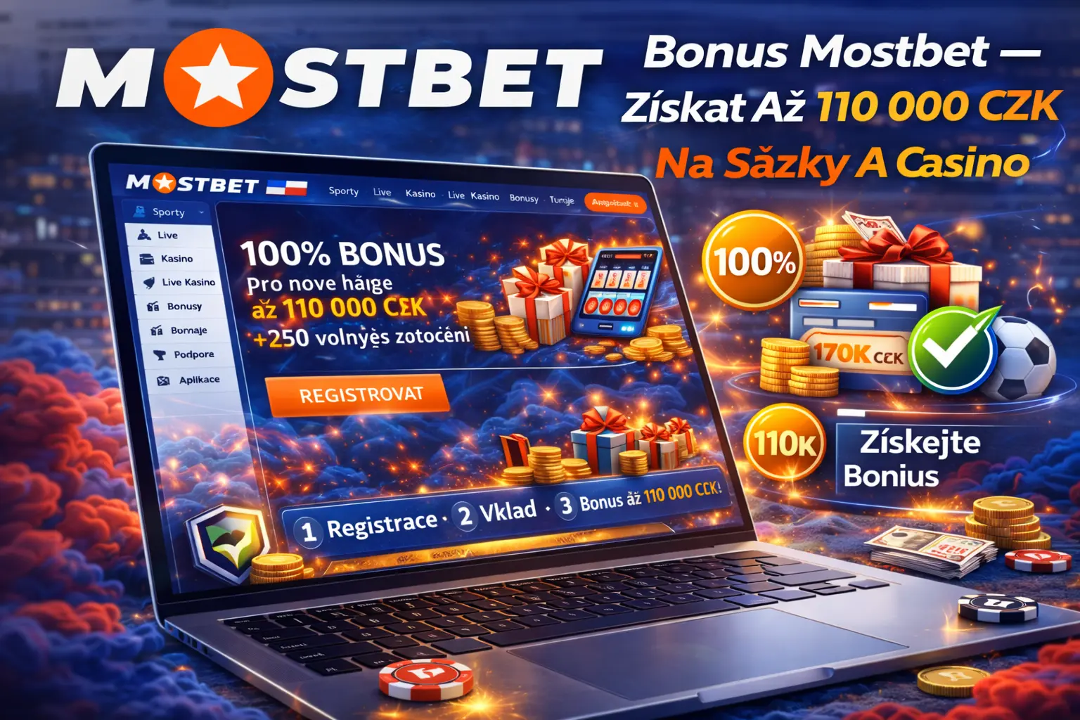 Bonus Mostbet - Získat Az 710 000 CZK Na Săzky A Casino