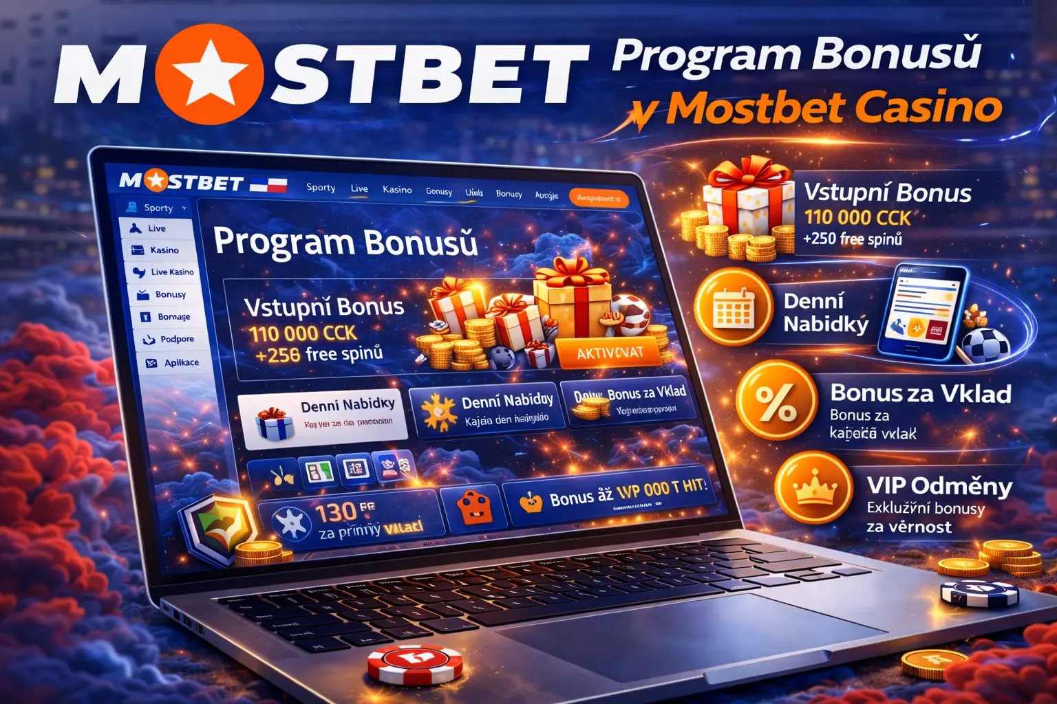 Program Bonusů v Mostbet Casino