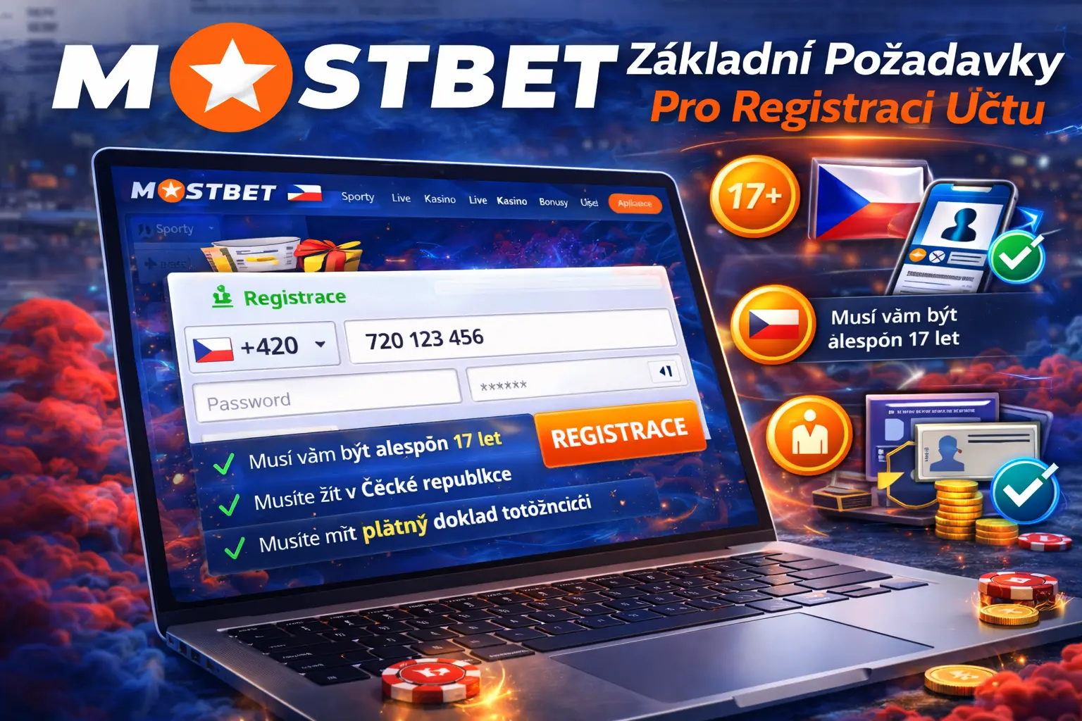 Základní Požadavky Pro Registraci Účtu