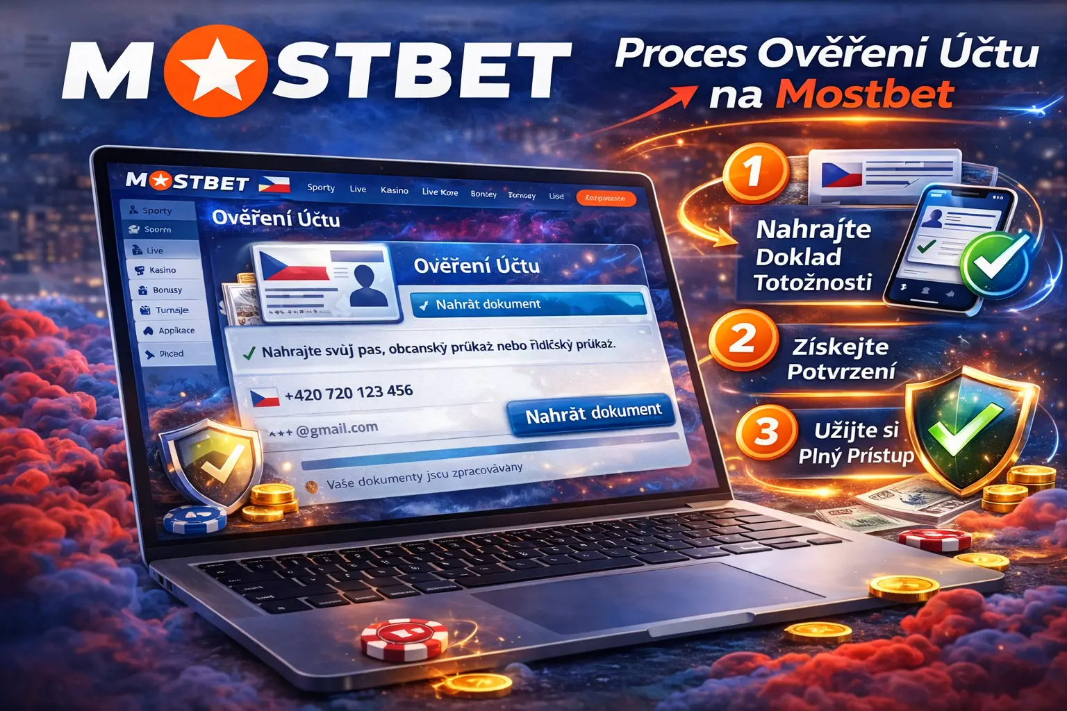 Proces Ověření Účtu na Mostbet